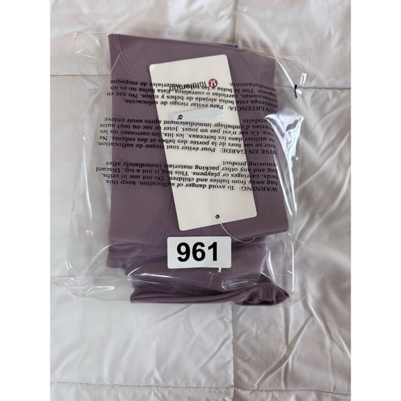 NEW Lululemon GLOW UP HR TIGHT 28" Size 8  Lavender Lux Workout Shaping NWT - Picture 9 of 10